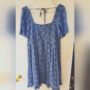 Umgee Dress. Size L. Square Neck.